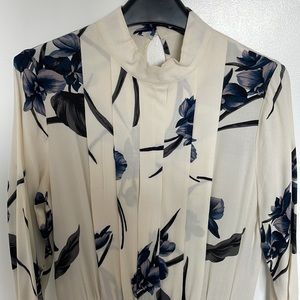 Ganni 1634 summer crepe mini dress XS